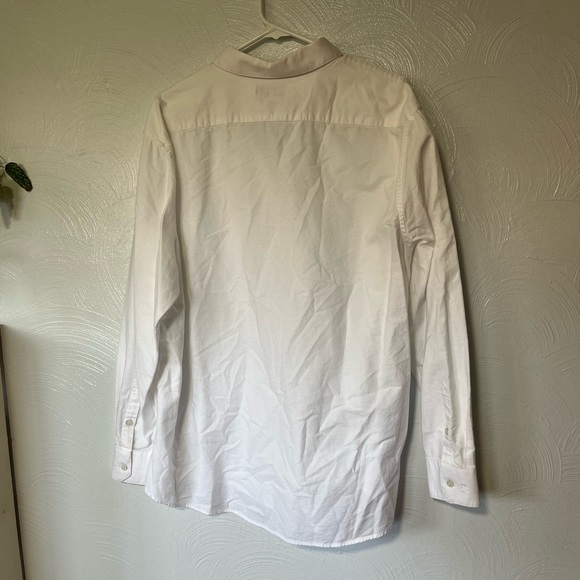 Penguin Oxford Shirt Men's Heritage Slim Fit Button Down in White Button Collar - Picture 6 of 6